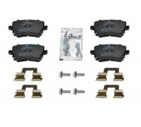 Гальмівні колодки задні (без датчика, 105.5x56x17) Volkswagen Tiguan / Фольксваген Тігуан 2007-2016 07.35.138 TRUCKTEC (Німеччина)