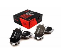 Гальмівні колодки задні (без датчика, 105.5x56x17) Volkswagen Tiguan / Фольксваген Тігуан 2007-2016 07.B315.22 BREMBO (Італія)