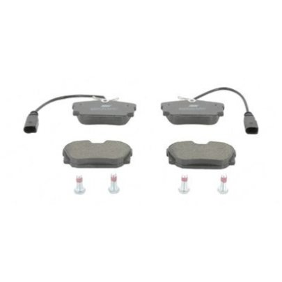 Тормозные колодки задние (c датчиком, 87x53x17) Volkswagen Tiguan / Фольксваген Тигуан 2007-2016 0767.12 Remsa (Испания)