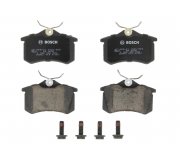 Гальмівні колодки задні (без датчика, 87x53x17) Volkswagen Tiguan / Фольксваген Тігуан 2007-2016 0986466683 BOSCH (Німеччина)