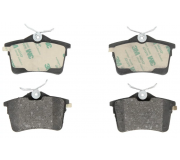 Гальмівні колодки задні (без датчика, 105.5x56x17) Volkswagen Sharan 2 / Фольксваген Шаран 2 2010-2022 0986494304 BOSCH (Німеччина)