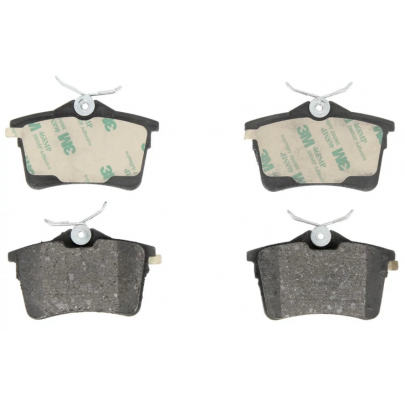 Гальмівні колодки задні (без датчика, 105.5x56x17) Volkswagen Tiguan / Фольксваген Тігуан 2007-2016 0986494304 BOSCH (Німеччина)