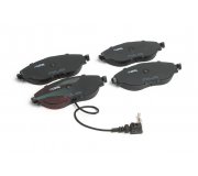 Гальмівні колодки передні (з датчиком, 175.2x69.6x19.8) Volkswagen Tiguan / Фольксваген Тігуан 2007-2016 10H9044-JPN JAPAN AUTO (Італія)