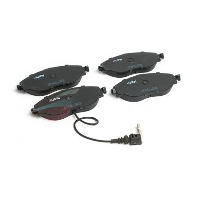 Гальмівні колодки передні (з датчиком, 175.2x69.6x19.8) Volkswagen Tiguan / Фольксваген Тігуан 2007-2016 10H9044-JPN JAPAN AUTO (Італія)