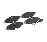 Гальмівні колодки передні (з датчиком, 160x65x20) Volkswagen Tiguan / Фольксваген Тігуан 2007-2016 10H9049-JPN JAPAN AUTO (Італія)