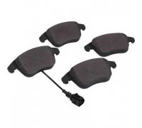 Тормозные колодки передние (с датчиком, 155x66x20) Volkswagen Tiguan / Фольксваген Тигуан 2007-2016 1163609610 JP GROUP (Дания)