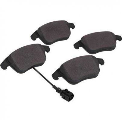 Тормозные колодки передние (с датчиком, 155x66x20) Volkswagen Tiguan / Фольксваген Тигуан 2007-2016 1163609610 JP GROUP (Дания)