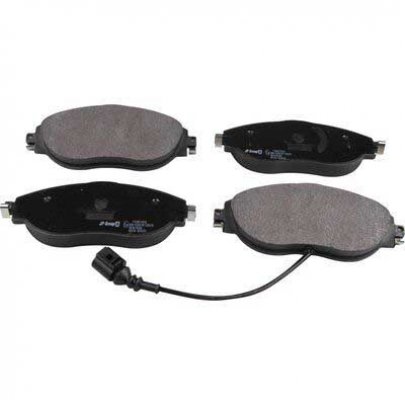 Тормозные колодки передние (с датчиком, 175.2x69.6x19.8) Volkswagen Tiguan / Фольксваген Тигуан 2007-2016 1163613310 JP GROUP (Дания)