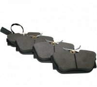 Тормозные колодки задние (c датчиком, 87x53x17) Volkswagen Tiguan / Фольксваген Тигуан 2007-2016 1163706110 JP GROUP (Дания)