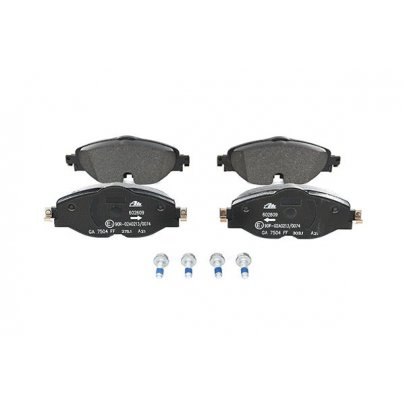 Гальмівні колодки передні (з датчиком, 160x65x20) Volkswagen Tiguan / Фольксваген Тігуан 2007-2016 13.0460-2609.2 ATE (Німеччина)