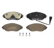 Гальмівні колодки передні (з датчиком, 175.2x69.6x19.8) Volkswagen Tiguan / Фольксваген Тігуан 2007-2016 13.0470-2764.2 ATE (Німеччина)