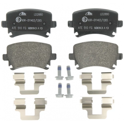 Гальмівні колодки задні (без датчика, 105.5x56x17) Volkswagen Tiguan / Фольксваген Тігуан 2007-2016 13.0470-2880.2 ATE (Німеччина)