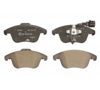 Гальмівні колодки передні (з датчиком, 155.2x72x19.8) Volkswagen Tiguan / Фольксваген Тігуан 2007-2016 13.0470-7242.2 ATE (Німеччина)