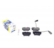 Тормозные колодки задние (c датчиком, 87x53x17) Volkswagen Tiguan / Фольксваген Тигуан 2007-2016 141352700 ICER (Испания)