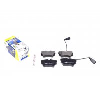 Тормозные колодки задние (c датчиком, 87x53x17) Volkswagen Tiguan / Фольксваген Тигуан 2007-2016 141352700 ICER (Испания)