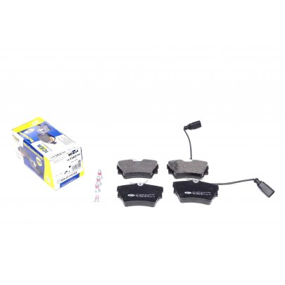 Тормозные колодки задние (c датчиком, 87x53x17) Volkswagen Tiguan / Фольксваген Тигуан 2007-2016 141352700 ICER (Испания)