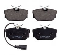 Тормозные колодки задние (c датчиком, 87x53x17) Volkswagen Tiguan / Фольксваген Тигуан 2007-2016 16412 FEBI (Германия)