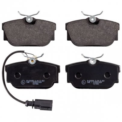 Тормозные колодки задние (c датчиком, 87x53x17) Volkswagen Tiguan / Фольксваген Тигуан 2007-2016 16412 FEBI (Германия)