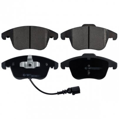 Гальмівні колодки передні (з датчиком, 155.2x72x19.8) Volkswagen Tiguan / Фольксваген Тігуан 2007-2016 16760 FEBI (Німеччина)