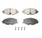 Гальмівні колодки передні (без датчика, 160x65x20) Volkswagen Tiguan / Фольксваген Тігуан 2007-2016 1681162380 EUROREPAR (Туреччина)