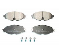 Гальмівні колодки передні (з датчиком, 160x65x20) Volkswagen Tiguan / Фольксваген Тігуан 2007-2016 1681162380 EUROREPAR (Туреччина)