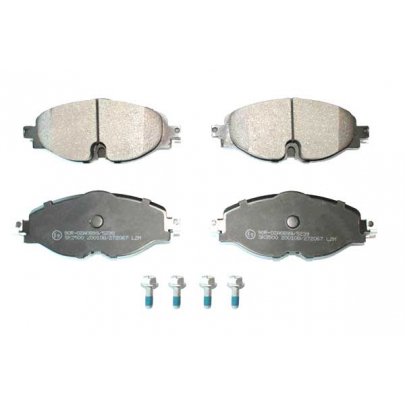 Гальмівні колодки передні (з датчиком, 160x65x20) Volkswagen Tiguan / Фольксваген Тігуан 2007-2016 1681162380 EUROREPAR (Туреччина)