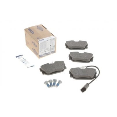 Тормозные колодки задние (c датчиком, 87x53x17) Volkswagen Tiguan / Фольксваген Тигуан 2007-2016 181614700 ICER (Испания)