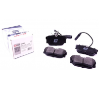 Тормозные колодки задние (c датчиком, 87x53x17) Volkswagen Tiguan / Фольксваген Тигуан 2007-2016 209008 SOLGY (Испания)