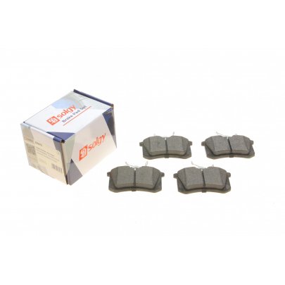 Тормозные колодки задние (без датчика, 87x53x17) Volkswagen Tiguan / Фольксваген Тигуан 2007-2016 209057 SOLGY (Испания)