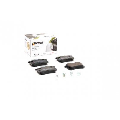 Тормозные колодки задние (без датчика, 87x53x17) Volkswagen Tiguan / Фольксваген Тигуан 2007-2016 209610070400 BRECK (Польша)