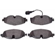 Тормозные колодки передние (с датчиком, 160x65x20) Volkswagen Tiguan / Фольксваген Тигуан 2007-2016 21515.01 ROADHOUSE (Испания)