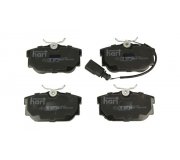 Тормозные колодки задние (c датчиком, 87x53x17) Volkswagen Tiguan / Фольксваген Тигуан 2007-2016 215932 HART (Польша)