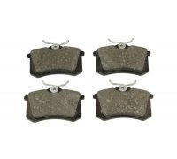 Тормозные колодки задние (без датчика, 87x53x17) Volkswagen Tiguan / Фольксваген Тигуан 2007-2016 215953 HART (Польша)