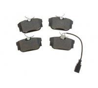 Тормозные колодки задние (c датчиком, 87x53x17) Volkswagen Tiguan / Фольксваген Тигуан 2007-2016 22-0346-1 METELLI (Италия)