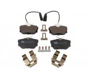 Гальмівні колодки задні (з датчиком, 87x53x17) Volkswagen Tiguan / Фольксваген Тігуан 2007-2016 224753 NK (Данія)