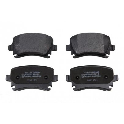 Гальмівні колодки задні (без датчика, 105.5x56x17) Volkswagen Tiguan / Фольксваген Тігуан 2007-2016 224775 NK (Данія)