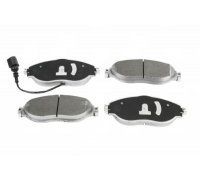 Тормозные колодки передние (с датчиком, 175.2x69.6x19.8) Volkswagen Tiguan / Фольксваген Тигуан 2007-2016 231-01-146 LORO (Польша)