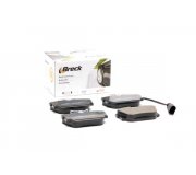 Гальмівні колодки задні (з датчиком, 87x53x17) Volkswagen Tiguan / Фольксваген Тігуан 2007-2016 232240070210 BRECK (Польща)