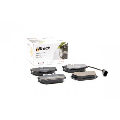 Тормозные колодки задние (c датчиком, 87x53x17) Volkswagen Tiguan / Фольксваген Тигуан 2007-2016 232240070210 BRECK (Польша)