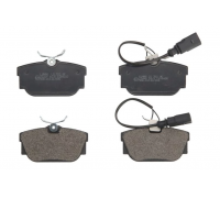 Тормозные колодки задние (c датчиком, 87x53x17) Volkswagen Tiguan / Фольксваген Тигуан 2007-2016 234460070210 BRECK (Польша)