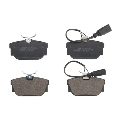 Гальмівні колодки задні (з датчиком, 87x53x17) Volkswagen Tiguan / Фольксваген Тігуан 2007-2016 234460070210 BRECK (Польща)