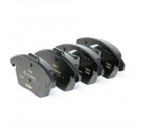 Гальмівні колодки передні (без датчика, 155.2x72x19.8) Volkswagen Tiguan / Фольксваген Тігуан 2007-2016 2469602 TEXTAR (Німеччина)