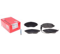 Тормозные колодки передние (с датчиком, 175.2x69.6x19.8) Volkswagen Tiguan / Фольксваген Тигуан 2007-2016 24738.200.2 ZIMMERMANN (Германия)