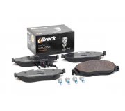 Гальмівні колодки передні (з датчиком, 175.2x69.6x19.8) Volkswagen Tiguan / Фольксваген Тігуан 2007-2016 247380055100 BRECK (Польща)