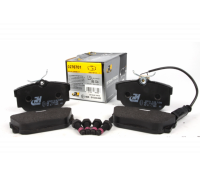 Тормозные колодки задние (c датчиком, 87x53x17) Volkswagen Tiguan / Фольксваген Тигуан 2007-2016 2767.01 ROADHOUSE (Испания)