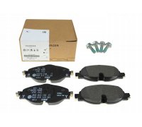 Гальмівні колодки передні (без датчика, 160x65x20) Volkswagen Tiguan / Фольксваген Тігуан 2007-2016 2K5698151B VW (Німеччина)