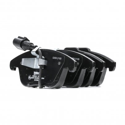 Гальмівні колодки передні (з датчиком, 155.2x72x19.8) Volkswagen Tiguan / Фольксваген Тігуан 2007-2016 302261 VALEO (Франція)