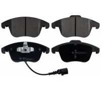 Гальмівні колодки передні (з датчиком, 155.2x72x19.8) Volkswagen Tiguan / Фольксваген Тігуан 2007-2016 30916760 SWAG (Німеччина)