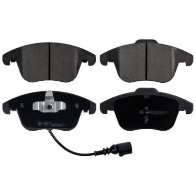 Гальмівні колодки передні (з датчиком, 155.2x72x19.8) Volkswagen Tiguan / Фольксваген Тігуан 2007-2016 30916760 SWAG (Німеччина)