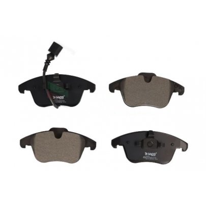 Гальмівні колодки передні (з датчиком, 155x66x20) Volkswagen Tiguan / Фольксваген Тігуан 2007-2016 320220 DACO (Польща)